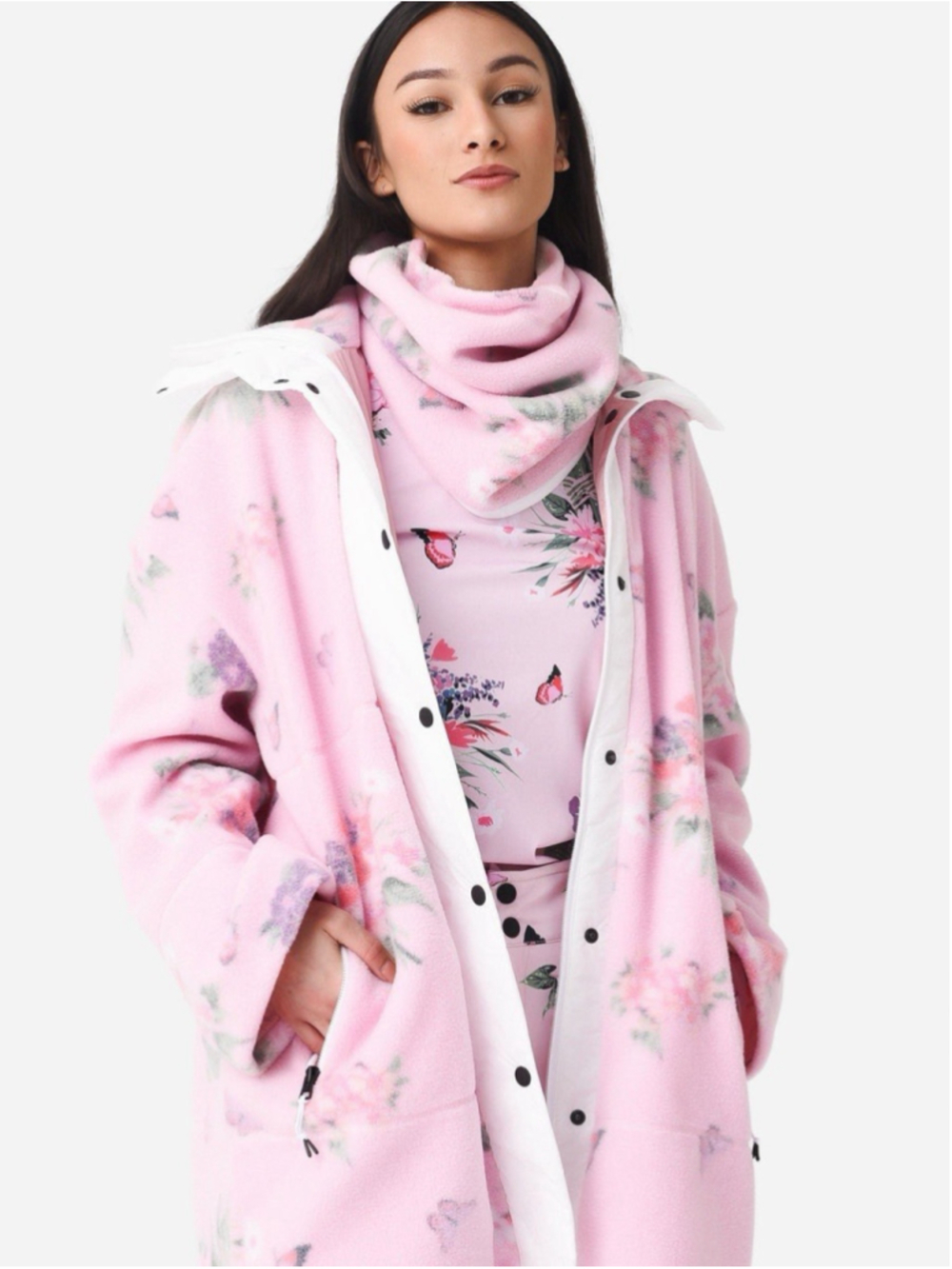 LoveShackFancy x Bogner Fire + Ice Fleece Phili Ski Jacket XS